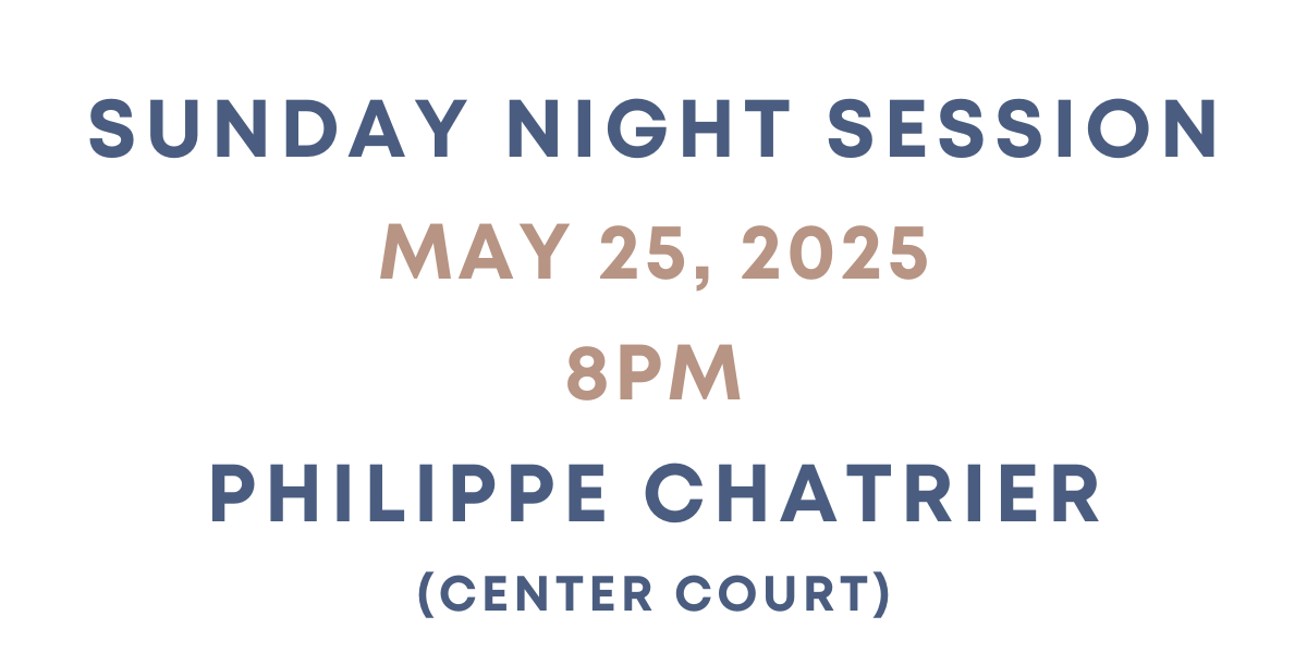 Entradas para Roland Garros 25/05/2025 - Sesión del domingo por la noche - Philippe Chatrier (Cancha Central)
