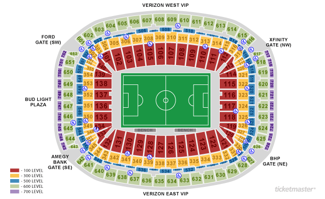 Entradas para la Copa América 2024 México vs Jamaica - Estadio NRG - Houston