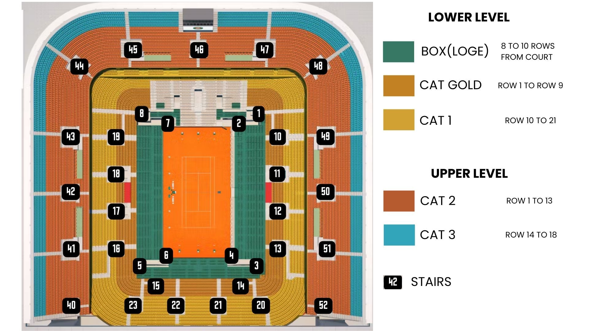 French Open Tickets 5/27/2026 - Wednesday Day Session - Philippe Chatrier (Center Court)