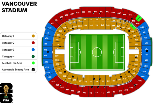 Buy FIFA World Cup 2026 Tickets | Canada vs Qatar | Match 27 - BC Place, Vancouver