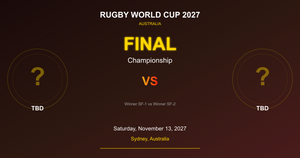 FINAL Championship - Rugby World Cup 2027 - Sydney