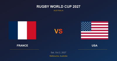 France vs USA - Rugby World Cup 2027 - Melbourne