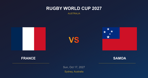 France vs Samoa - Rugby World Cup 2027 - Sydney