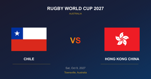 Chile vs Hong Kong China - Rugby World Cup 2027 - Townsville