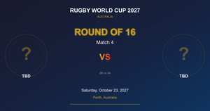 Round of 16 Match 4 - Rugby World Cup 2027 - Perth
