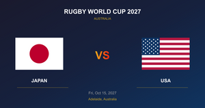 Japan vs USA - Rugby World Cup 2027 - Adelaide