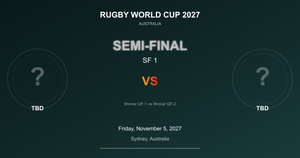 Semi-Final SF 1 - Rugby World Cup 2027 - Sydney