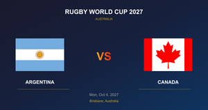 Argentina vs Canada - Rugby World Cup 2027 - Brisbane