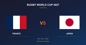France vs Japan - Rugby World Cup 2027 - Brisbane