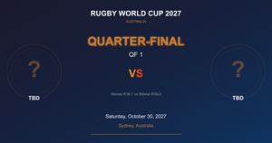 Quarter-Final QF 1 - Rugby World Cup 2027 - Sydney