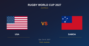 USA vs Samoa - Rugby World Cup 2027 - Perth