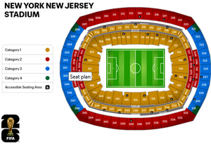 Buy FIFA World Cup 2026 Tickets | Brazil vs Morocco | Match 7 - MetLife Stadium, East Rutherford